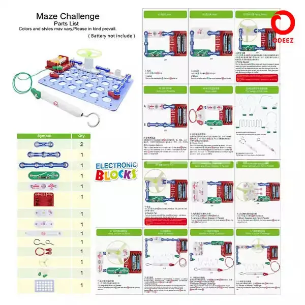 Electronic Blocks Maze Challenge - No. 112